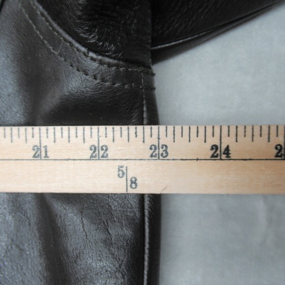 Wilsons Leather Jacket Mens Large Brown 3M Thinsulate Insulation Timeless Biker - Picture 8 of 10